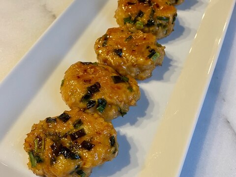 主夫がつくる生姜入り鶏つくね